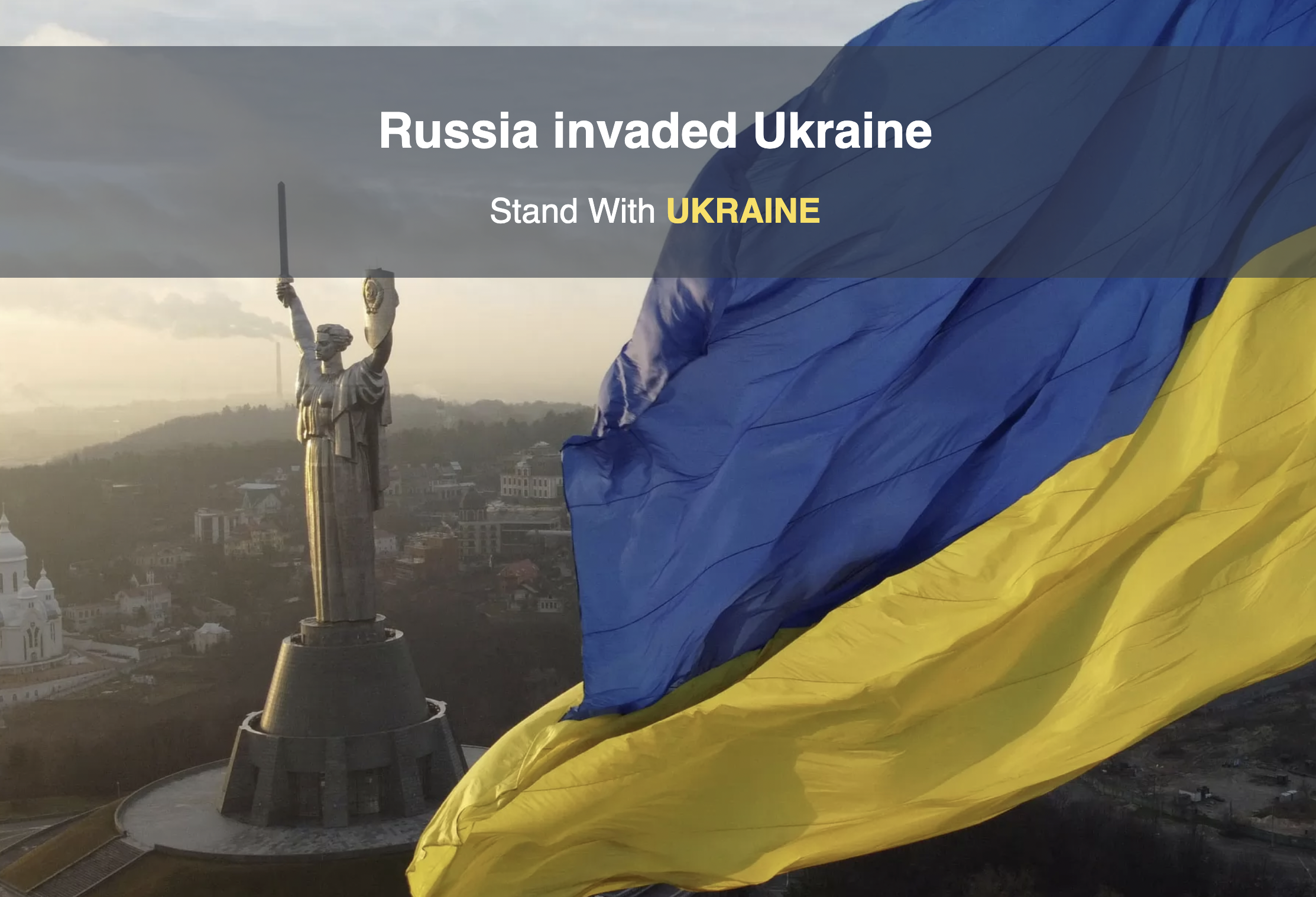 Russia invaded Ukraine project